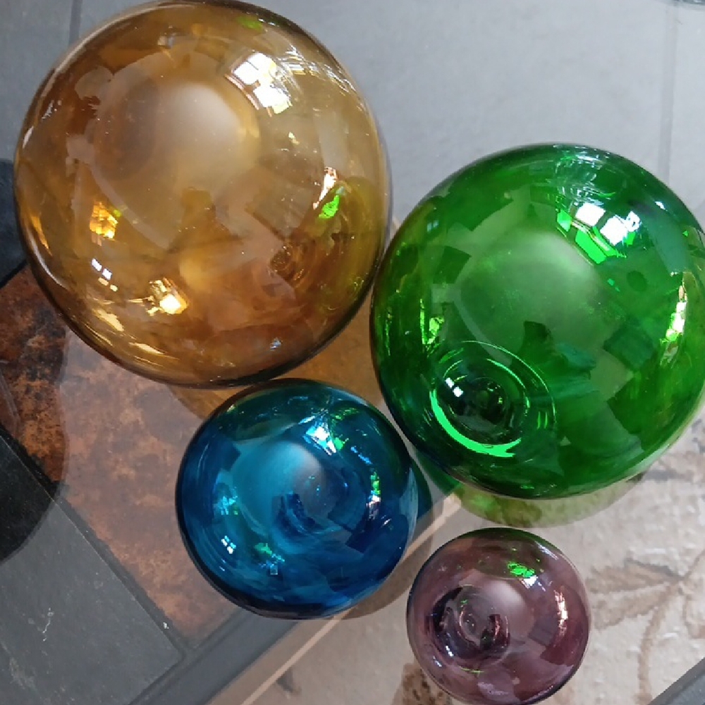 GLASS FISH NET FLOATS - Picture 1 of 6
